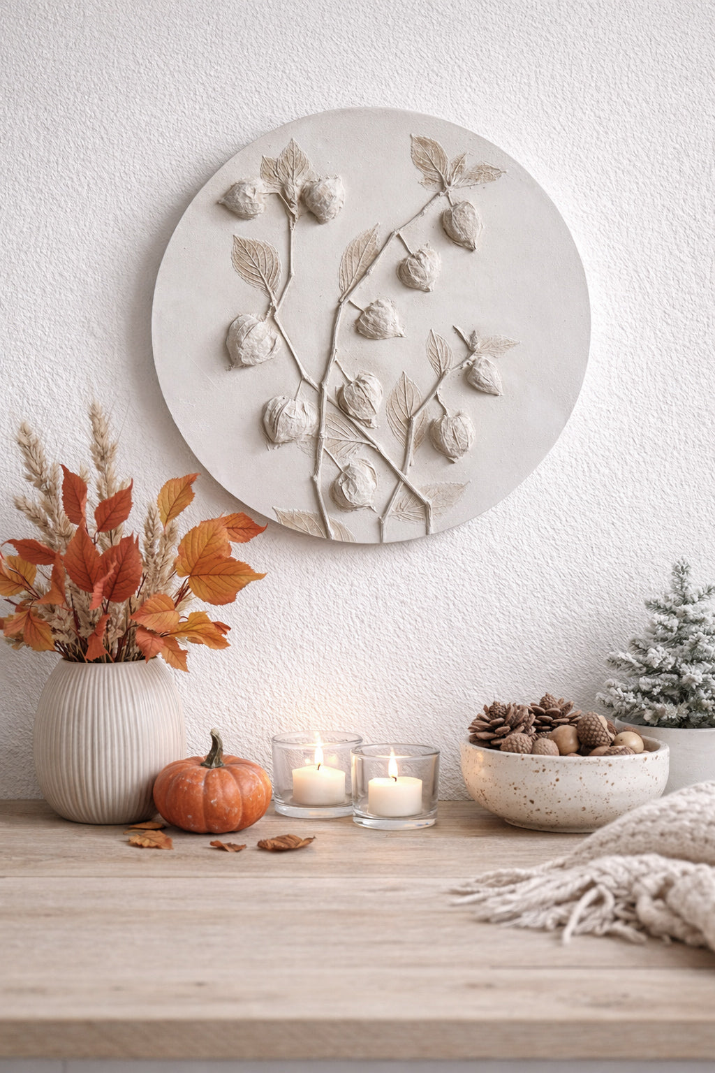 Autumn Physalis 34cm