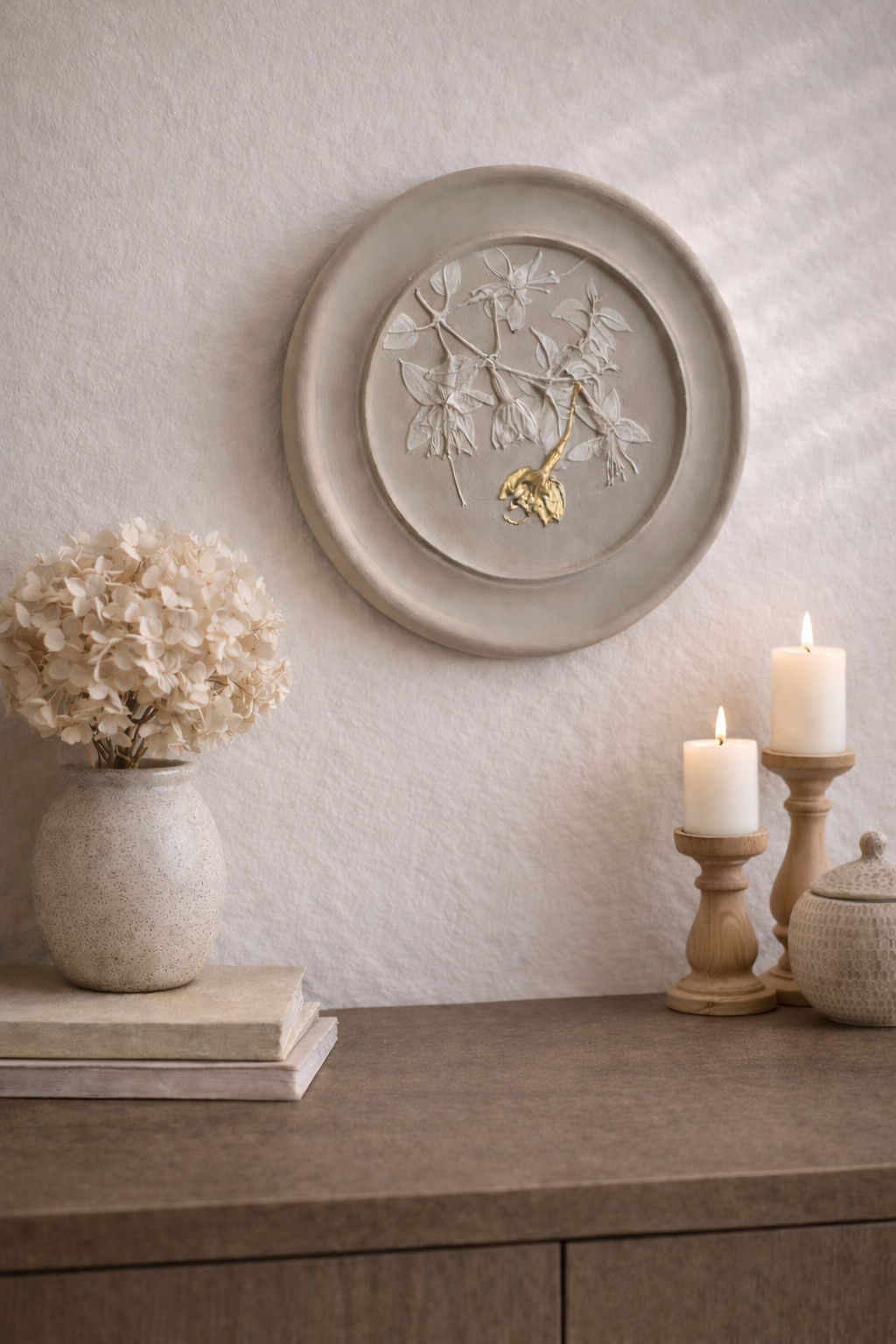 Fuchsia in a Cast Frame