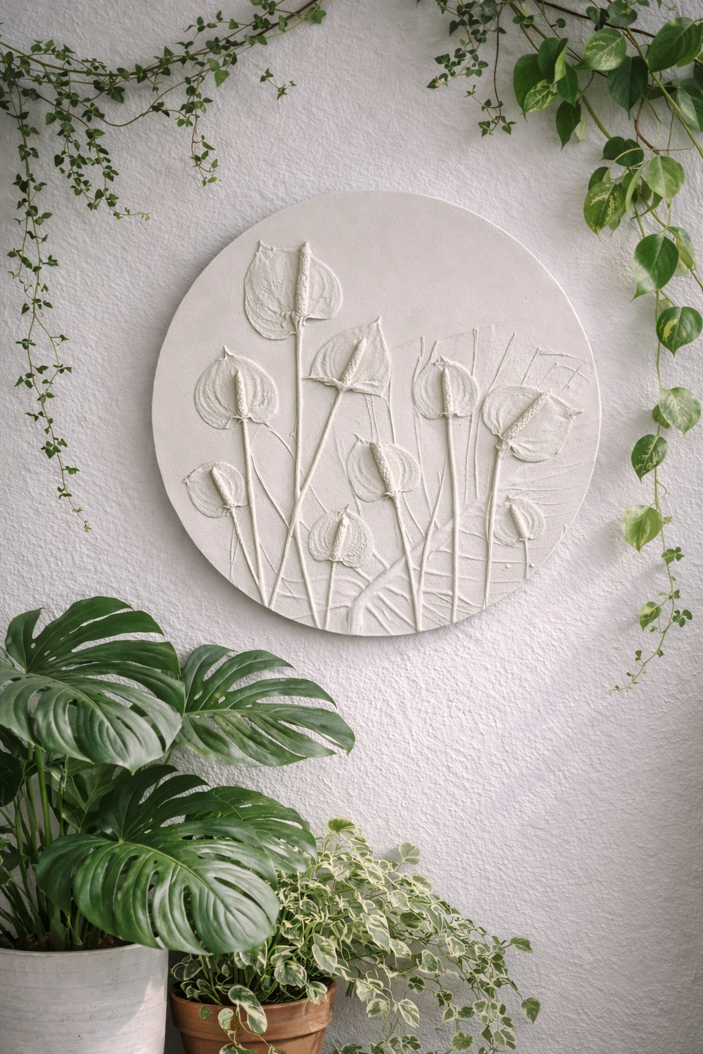 Tropical Leaves 34cm